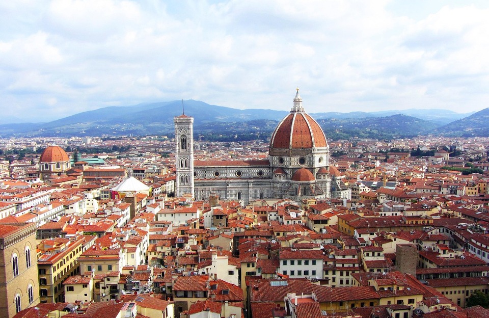 Vista panorámica de Florencia para circuitos culturales